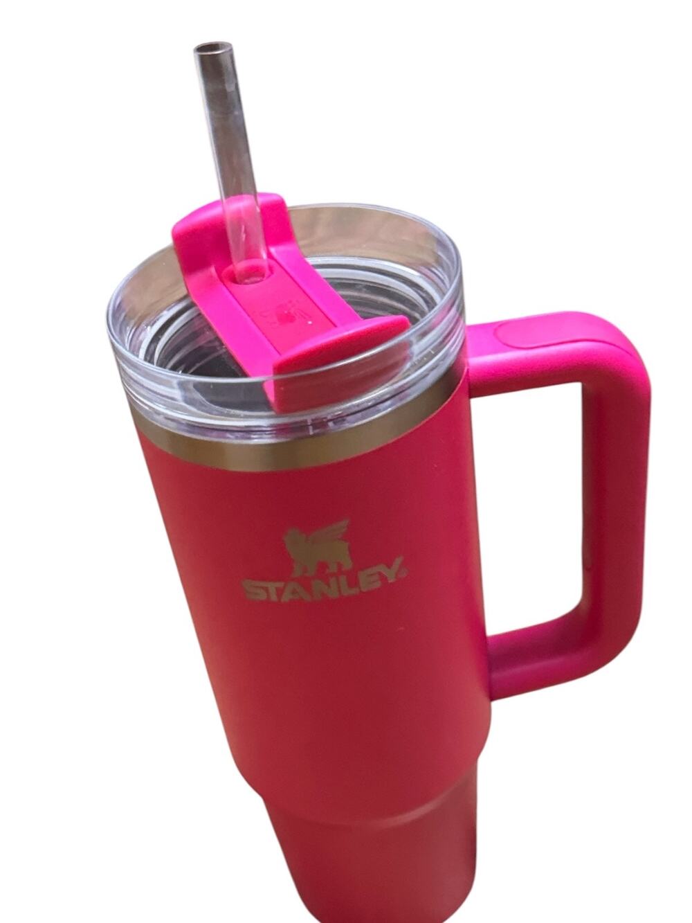 Stanley Pink Logo Water Tumbler 30oz Quencher
